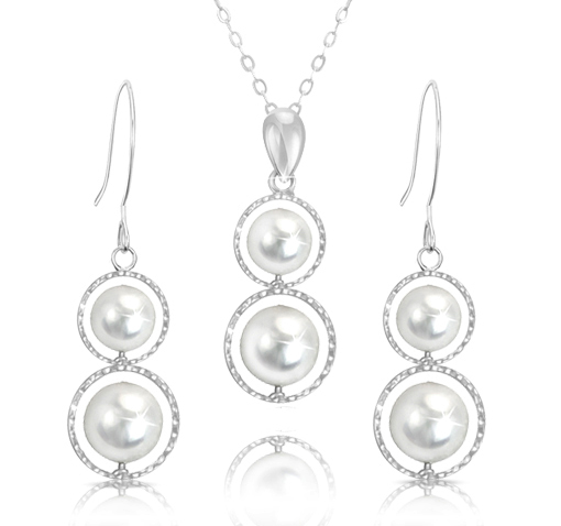 Pearl Pendant or Earrings
