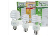 3 Pack Bare Spiral Light Bulbs