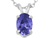 Oval Tanzanite Pendant w/Chain