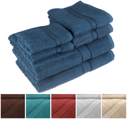 6-Pack Cotton Towel Set