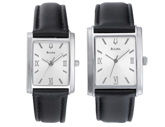 Men's or Ladies Leather Strap Watch