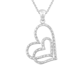 Double Heart Pendant