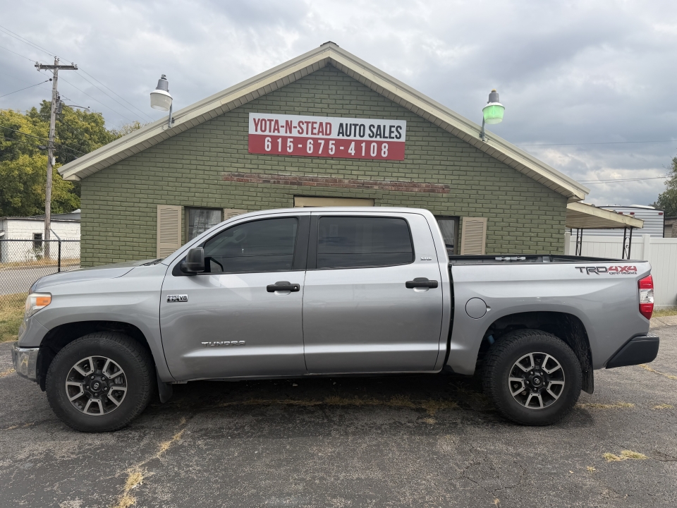 Silver 2017 Toyota Tundra Pickup Truck Four-Wheel Drive Automatic