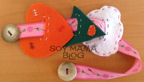 serpiente para abotonar terminada