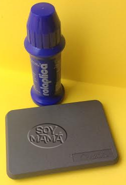 almohadilla y tinta para sellos