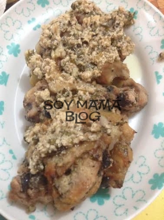 Pollo marinado a la griega