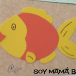 Maia y su primera exposición escolar