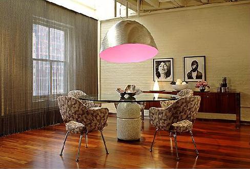 the dining area