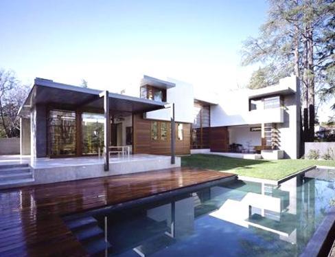 view of the residence from the pool area