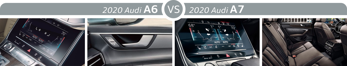 2020 Audi A6 vs 2020 Audi A7 Features 2020 Audi A6 vs 2020 Audi A7 Features