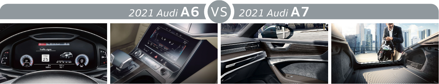 2021 Audi A6 vs Audi A7 Features 2021 Audi A6 vs Audi A7 Features