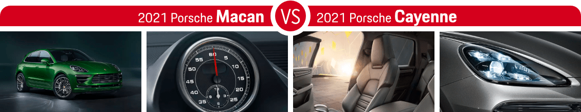 2021 Porsche Macan vs Cayenne Features 2021 Porsche Macan vs Cayenne Features