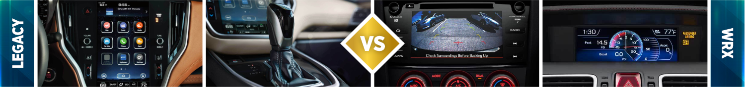2020 Subaru Legacy vs 2020 Subaru WRX Features 2020 Subaru Legacy vs 2020 Subaru WRX Features