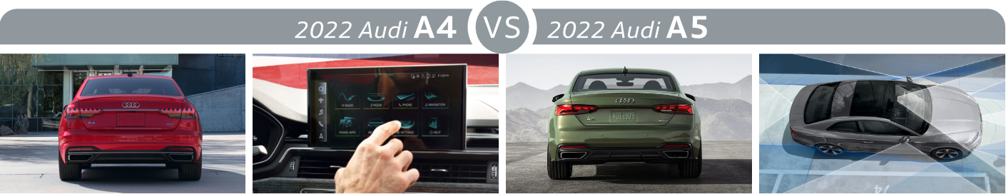 2022 Audi A4 vs 2022 Audi A5 Features 2022 Audi A4 vs 2022 Audi A5 Features
