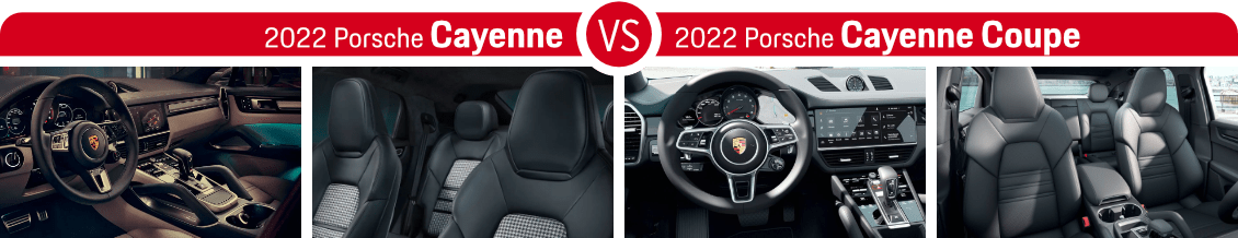2022 Porsche Cayenne vs Cayenne Coupe Interior 2022 Porsche Cayenne vs Cayenne Coupe Interior
