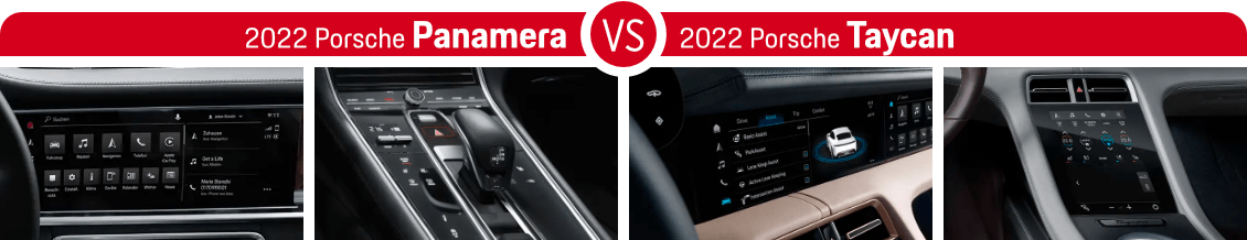 2022 Porsche Panamera vs Porsche Taycan Features 2022 Porsche Panamera vs Porsche Taycan Features