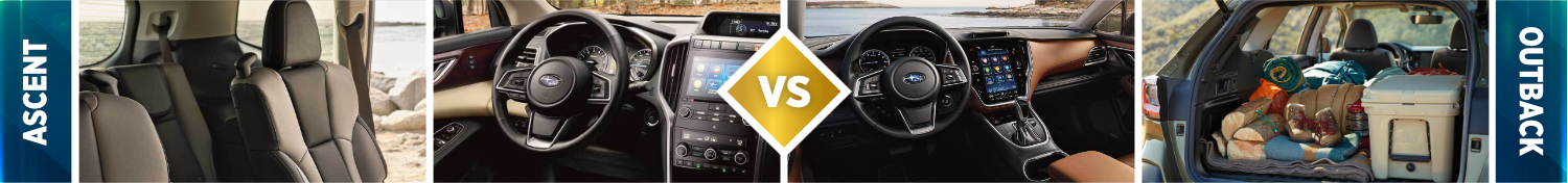 2022 Ascent vs 2022 Outback Features 2022 Ascent vs 2022 Outback Features