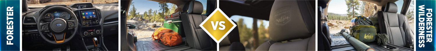2022 Subaru Forester vs 2022 Subaru Forester Wilderness Features 2022 Subaru Forester vs 2022 Subaru Forester Wilderness Features