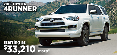 View details on the New 2015 Toyota 4Runner at Eddy's Toyota View details on the New 2015 Toyota 4Runner at Eddy's Toyota
