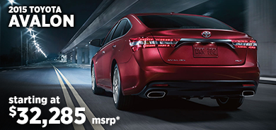 View details on the New 2015 Toyota Avalon at Eddy's Toyota View details on the New 2015 Toyota Avalon at Eddy's Toyota