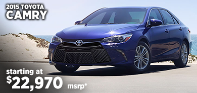 View details on the New 2015 Toyota Camry at Eddy's Toyota View details on the New 2015 Toyota Camry at Eddy's Toyota