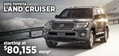 View details on the New 2015 Toyota Land Cruiser at Eddy's Toyota View details on the New 2015 Toyota Land Cruiser at Eddy's Toyota