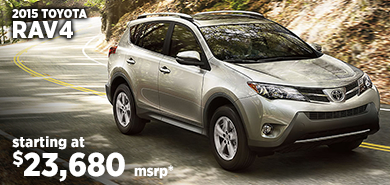 View details on the New 2015 Toyota RAV4 at Eddy's Toyota View details on the New 2015 Toyota RAV4 at Eddy's Toyota