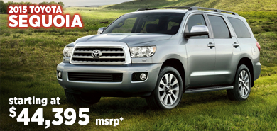 View details on the New 2015 Toyota Sequoia at Eddy's Toyota View details on the New 2015 Toyota Sequoia at Eddy's Toyota