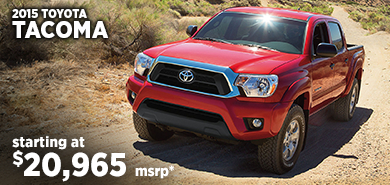 View details on the New 2015 Toyota Tacoma at Eddy's Toyota View details on the New 2015 Toyota Tacoma at Eddy's Toyota