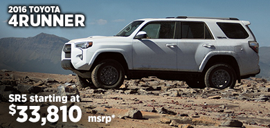 Click to Research The New 2016 Toyota 4Runner Model in Wichita, KS Click to Research The New 2016 Toyota 4Runner Model in Wichita, KS