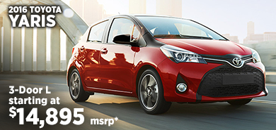 Click to Research The New 2016 Toyota Yaris Model in Wichita, KS Click to Research The New 2016 Toyota Yaris Model in Wichita, KS
