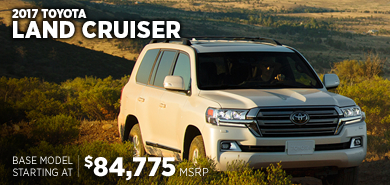 Click to research the 2017 Toyota Land Cruiser model in Wichita, KS Click to research the 2017 Toyota Land Cruiser model in Wichita, KS