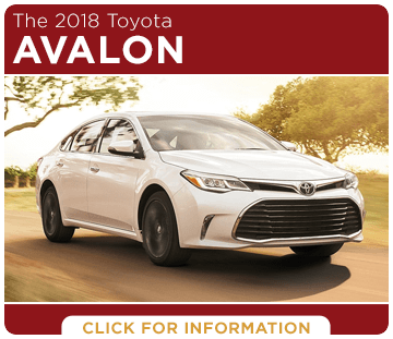 Click to research the 2018 Avalon at Eddy's Toyota of Wichita Click to research the 2018 Avalon at Eddy's Toyota of Wichita