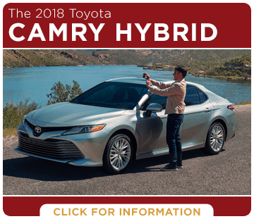 Click to learn more about the 2018 Camry Hybrid model at Eddy's Toyota of Wichita Click to learn more about the 2018 Camry Hybrid model at Eddy's Toyota of Wichita