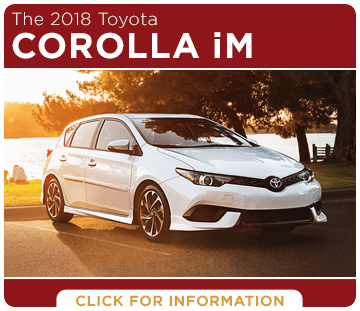 Click to learn more about the 2018 Corolla iM model at Eddy's Toyota of Wichita Click to learn more about the 2018 Corolla iM model at Eddy's Toyota of Wichita