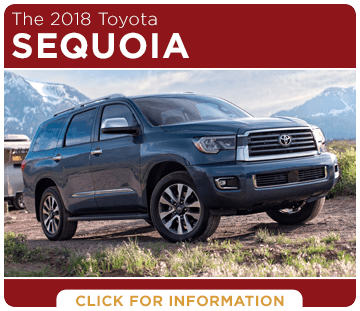 Click to learn more about the 2018 Sequoia model at Eddy's Toyota of Wichita Click to learn more about the 2018 Sequoia model at Eddy's Toyota of Wichita