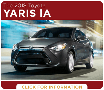 Click to learn more about the 2018 Yaris iA model at Eddy's Toyota of Wichita Click to learn more about the 2018 Yaris iA model at Eddy's Toyota of Wichita