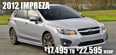 2012 Subaru Impreza at Tucson Subaru, Arizona, Sierra Vista, Casas Abodes, Casa Grande, Phoenix
