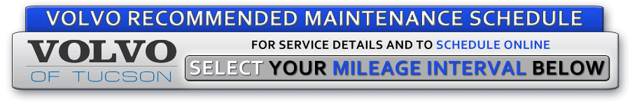 Volvo of Tucson Scheduled Maintenance Banner