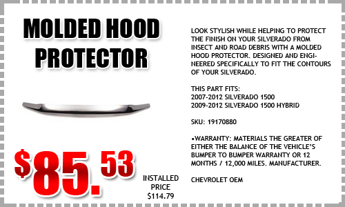 Chevy Silverado Hood Protector Accessory Special, Portland, Vancouver, Beaverton, Oregon City, Gresham