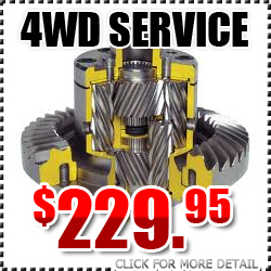 chevy 4 wheel drive service special, 4wd maintenance and repair discount coupon, portland, gresham, beaverton, oregon city, vancouver