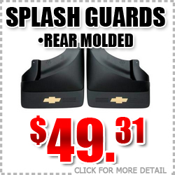 chevy rear splash guards accessory special, genuine chevrolet auto part discount coupons, portland, salem, beaverton, oregon city, wilsonville