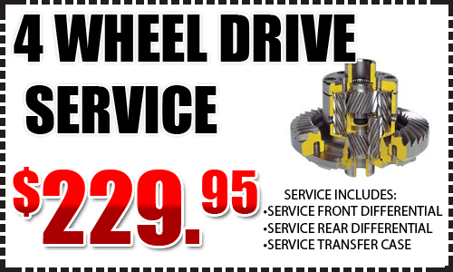 Chevy 4 Wheel Drive Service Discount Coupon at Wilsonville Chevrolet, Portland, Salem, Sherwood, Canby, Oregon City