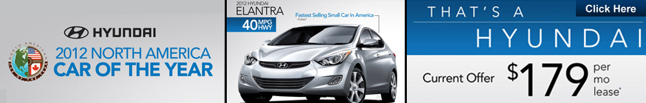 View Complete Details on this Elantra Lease Special from Frank Hyundai! 2012 Sonata Lease Special