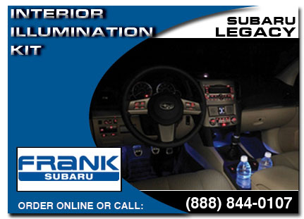 San Diego, subaru, interior illumination kit , legacy, accessories, parts, specials