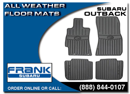 San Diego, subaru, all weather floor mats, outback, accessories, parts, specials