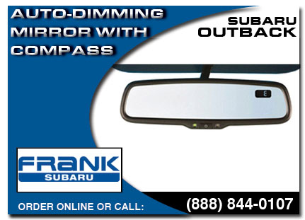 San Diego, subaru, auto-dimming mirror, compass, outback, accessories, parts, specials