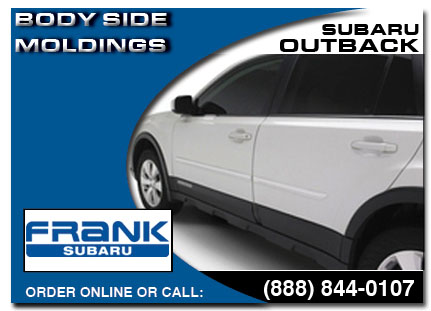 San Diego, subaru, body side moldings, outback, accessories, parts, specials