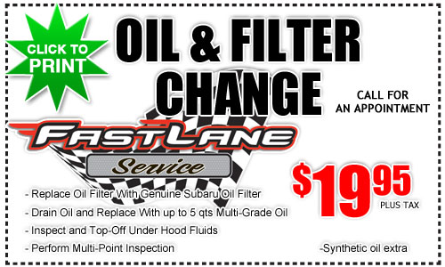 lube, oil change, oil filter, subaru, parts, special, national city, california
