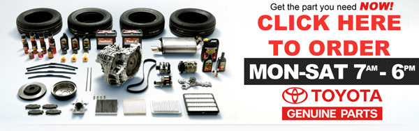 Order Genuine Toyota Parts near San Diego, California